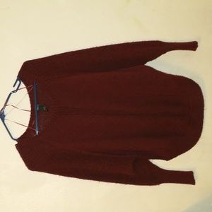 Rue 21 maroon bat wing sweater